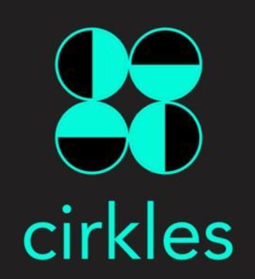 Device Of Cirkles Written In A Stylized Font In Sea Green Color Along With Four Half Moon Sea Green Circles Device mark 5675185 Trademark