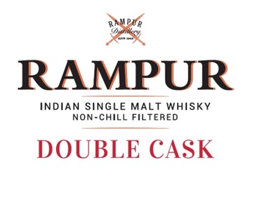 Rampur Indian Single Malt Whisky Non-chill Filtered Double Cask (label) Device mark 5687093 Trademark