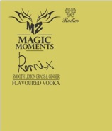 Magic Moments Remix Smooth Lemon Grass & Ginger Flavoured Vodka (label) Device mark 5687087 Trademark