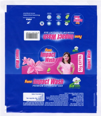 Fena Impact Wash Premium Detergent Bar (label) Device mark 5695227 Trademark