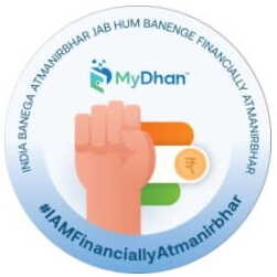 India Banega Atmanirbhar Jab Hum Banenge Financially Atmanirbhar Mydhan #iamfinanciallyatmanirbhar Device mark 5698537 Trademark