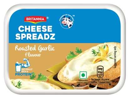 Britannia Cheese Spreadz Roasted Garlic Device mark 5699113 Trademark