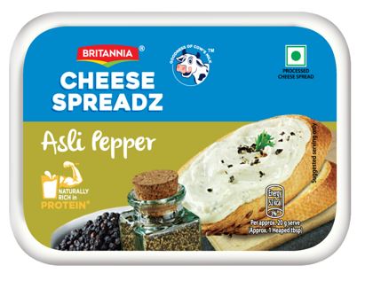 Britannia Cheese Spreadz Asli Pepper Device mark 5699114 Trademark