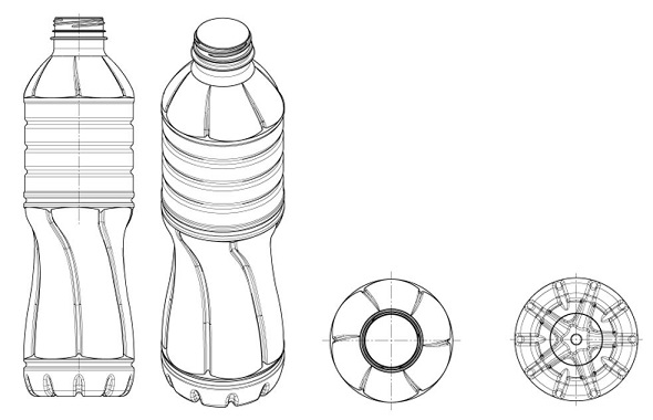 Shape Of Bottle Device mark 5763587 Trademark