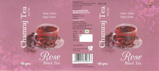 Chamraj Rose Black Tea Device mark 5772225 Trademark