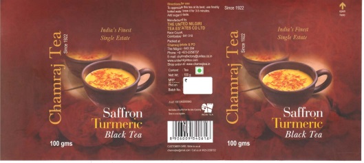Chamraj Saffron Turmeric Black Tea Device mark 5772223 Trademark