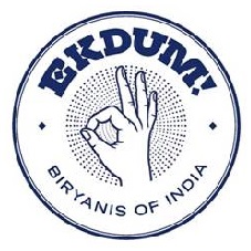 Ekdum ( Biryanis Of India) With White Background- Logo And Devce With Tagline. Device mark 5792543 Trademark