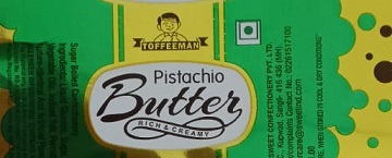 Toffeeman Pistachio Butter Device mark 5801485 Trademark