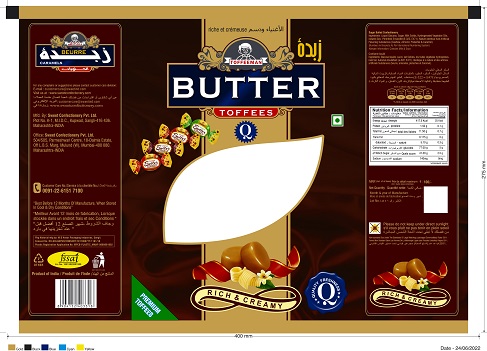 Toffeeman Butter Toffees Device mark 5801482 Trademark