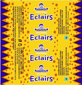 Toffeeman Eclairs Device mark 5801486 Trademark