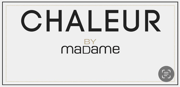 Chaleur By Madame Device mark 5812260 Trademark