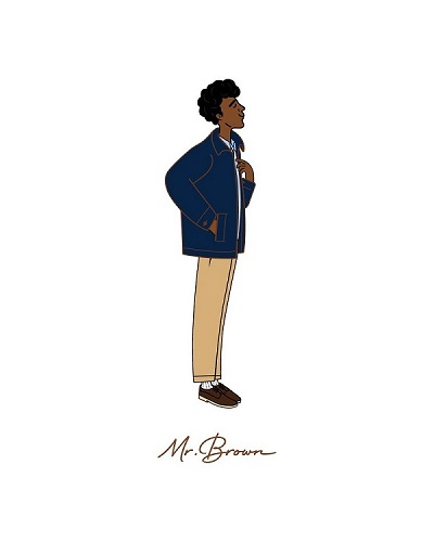 Mr. Brown Device mark 5822928 Trademark