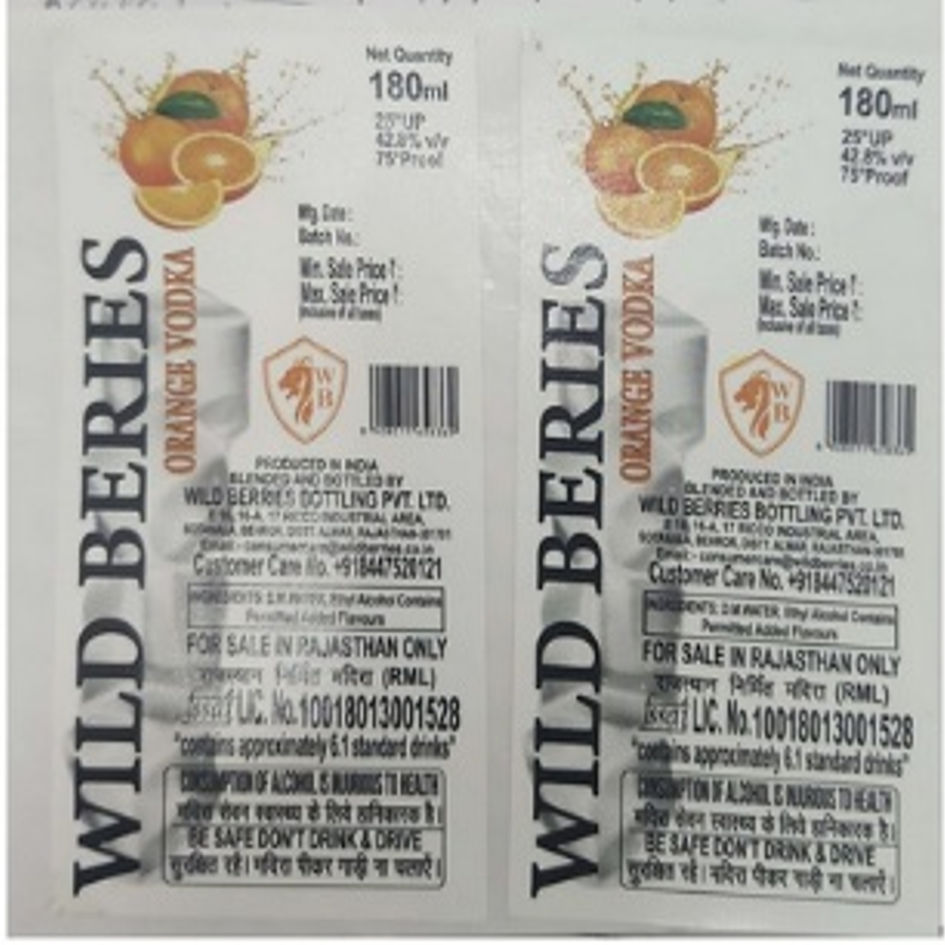 Wild Beries Along With The Placement Of Characters And Images As Shown In Image Except Sale Details Device mark 5824311 Trademark