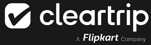 Cleartrip - A Flipkart Company (logo And Device With Black Back Ground ) Device mark 5838611 Trademark