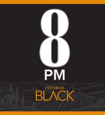 8pm Premium Black (label) Device mark 5842992 Trademark