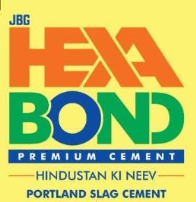Jbg Hexa Bond Premium Cement - Hindustan Ki Neev - Portland Slag Cement Device mark 5860609 Trademark