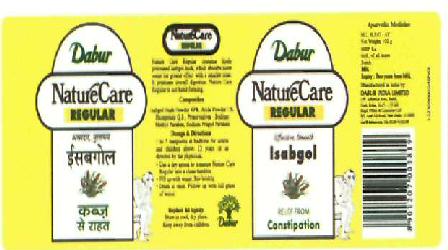 Regular Dabur Nature Care (label) Device mark 2486823 Trademark