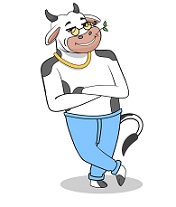 Cow Mascot Device mark 5899532 Trademark
