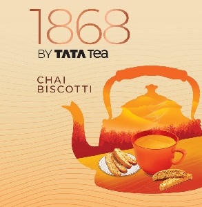1868 By Tata Tea - Chai Biscotti ( Logo And Device) Device mark 5906811 Trademark