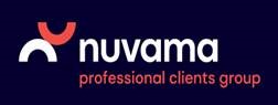 Nuvama Professional Clients Group ( Logo And Device) With Blue Background. Device mark 5925133 Trademark