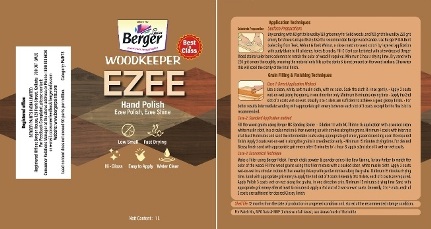 Berger Woodkeeper Ezee Hand Polish Device mark 5926563 Trademark
