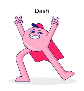 Dash With The Device Of Mascot Device mark 5927768 Trademark