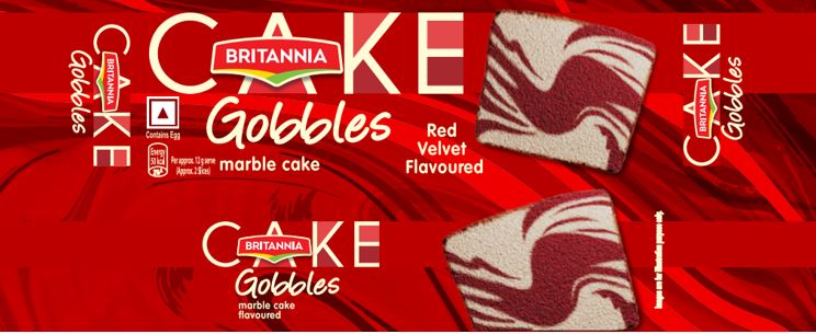 Britannia Cake Gobbles Red Velvet Device mark 5933609 Trademark