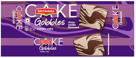 Britannia Cake Gobbles Choco Vanilla Device mark 5933611 Trademark