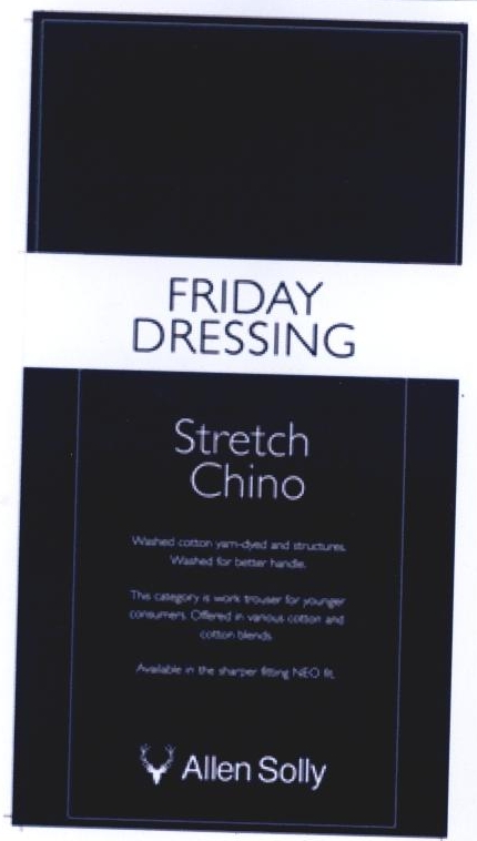 Friday Dressing Stretch Chino Allen Solly Device mark 2244976 Trademark