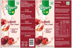 Rejuve By Flipkart Apple Fruit Drink (packaging) Device mark 5950823 Trademark