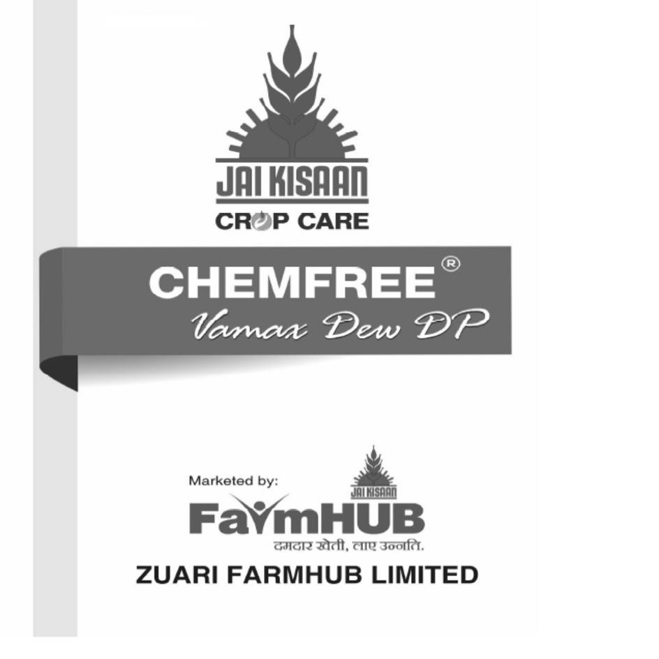 Jai Kisaan Crop Care Chemfree Vamax Dew (device) Device mark 5961074 Trademark