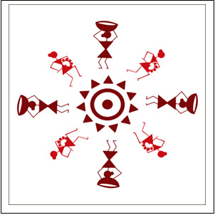 Logo In The Form Of A Warli Art Device mark 5969707 Trademark