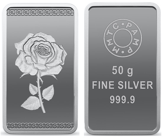 Device Of Silver Bar With Rose Device mark 5970727 Trademark