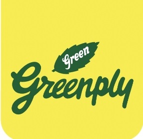 Greenply Logo With Device Of Leaf Yellow Background Device mark 5971937 Trademark
