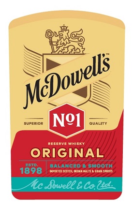 Mcdowell's No.1 Label Device mark 5983178 Trademark