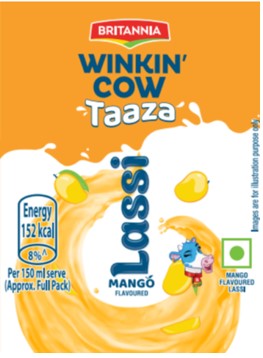 Britannia Winikin Cow Taaza Mango Lassi Device mark 5985237 Trademark