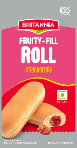 Britannia Fruity Fill Roll-strawberry Device mark 5996663 Trademark