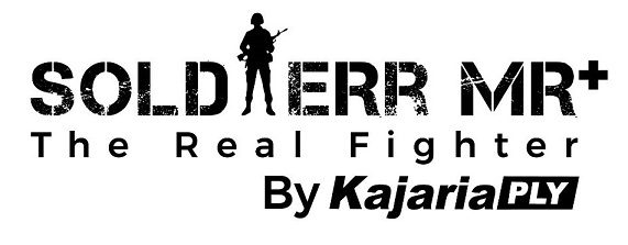 Soldierr Mr+ The Real Fighter By Kajaria Ply Device mark 6001687 Trademark