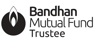 Bandhan Mutual Fund Trustee Label In Black & White Device mark 6003197 Trademark