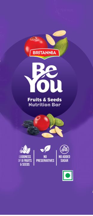 Britannia Beyou Fruits & Seeds Device mark 6013426 Trademark