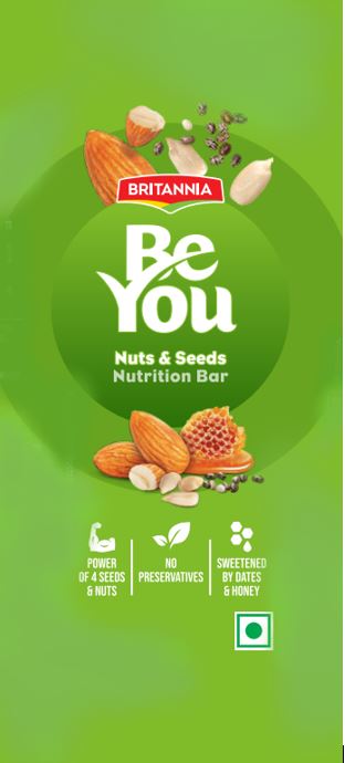 Britannia Beyou Nuts & Seeds Device mark 6013427 Trademark