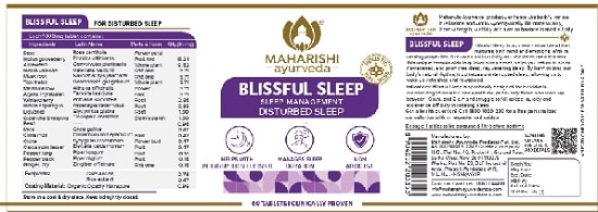 Blissful Sleep With Tagline Disturbed Sleep (label) Device mark 6016893 Trademark