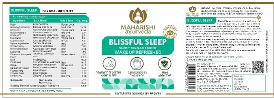 Blissful Sleep With Tagline Wake Up Refreshed (label) Device mark 6016894 Trademark