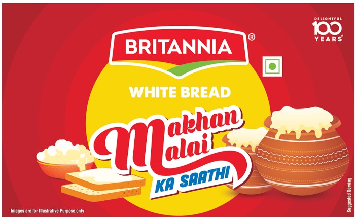Britannia White Bread Makhan Malai Ka Saathi Device mark 6027926 Trademark