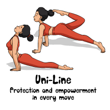 Uni-line , Protection And Empowerment In Every Move Along With An Artistic And Creative Logo Device mark 6033235 Trademark