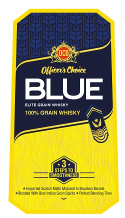 Officer’s Choice Blue Elite Grain Whisky Device mark 6032105 Trademark