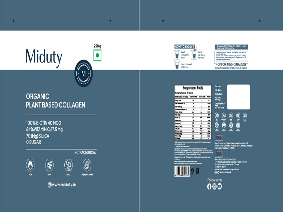 Miduty Label Device mark 6047429 Trademark