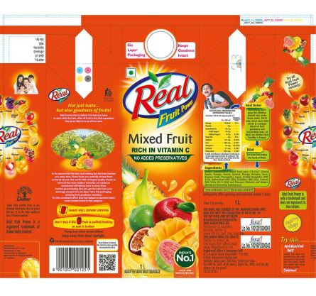 Real Fruit Power Mixed Fruit Device mark 5706688 Trademark