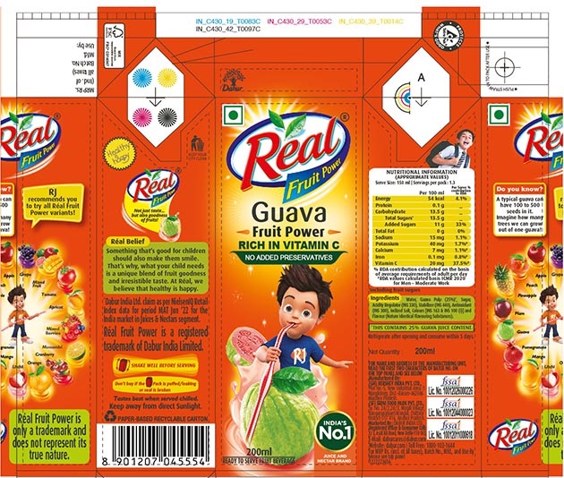 Real Fruit Power Guava Device mark 5711786 Trademark