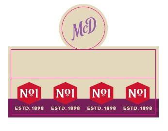 Mcd No. 1 Label Device mark 6031504 Trademark
